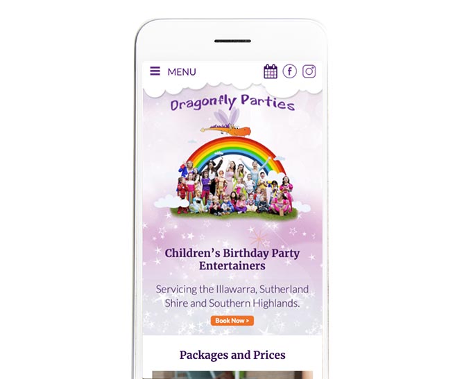kids-party-entertainer-sydney-resposnive-website